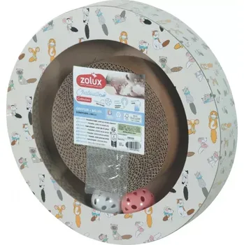 Zolux škrabadlo CHATOUILLE Lepenkové s míčky