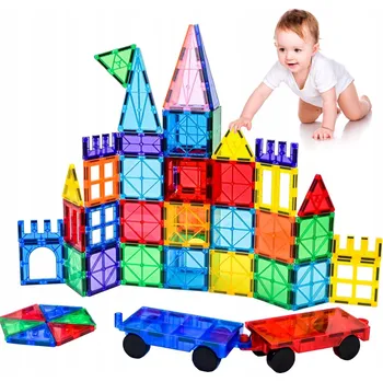 ostatní stavebnice Stavebnice 100 ks, plastové, pro děti 3+