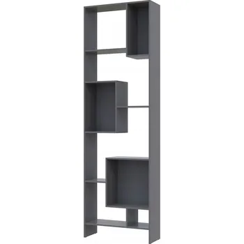 Knihovna Knihovna Nabbi Buket 81 cm x 210 cm x 30 cm antracit