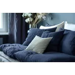 DARRÉ Mušelínové povlečení Navy Velikost: 140 x 200 + 70 x 90