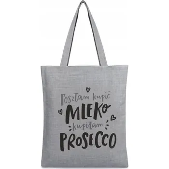 Kabelka Versoli shopper kabelka polyester šedá