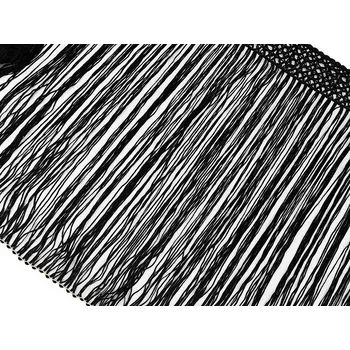 Třásně dvojité šíře 40 cm dlouhé METRÁŽ - 1 černá