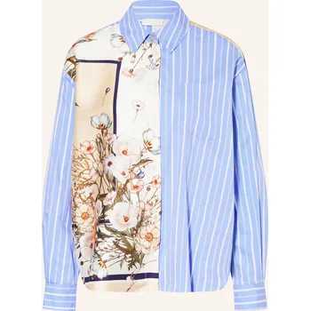 Dámská halenka Liu Jo Dámská Blůza Z Kombinace Materiálů, tmavě modrá /...