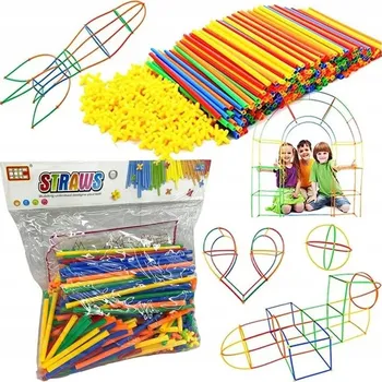 ostatní stavebnice Brčková stavebnice 400 ks