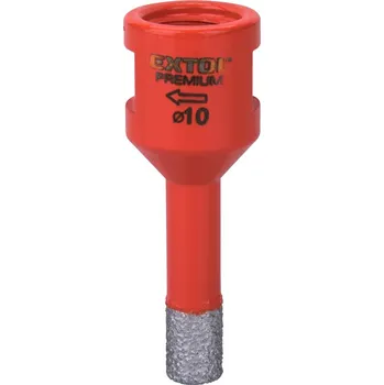 Vrták Extol Premium 8801861 korunka vykružovací diamantová, O 10mm, závit M14