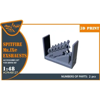 Plastikový model 1/48 Spitfire Mk.IXe exhausts (AIRFIX)