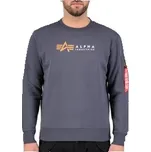 Alpha Industries Mikina AI.118312-136-L Šedá Regular Fit XXL