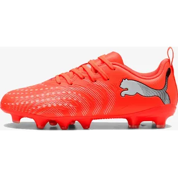 Kopačky Puma Kids PUMA Future 9 Play Firm Ground Football Boots Red/Silver 3 (35.5)