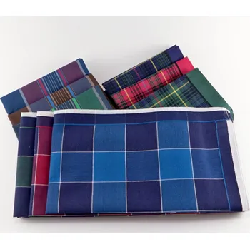 Látkový kapesník Sada tmavých pánských kapesníků z česané bavlny (extra jemné) - 6 ks