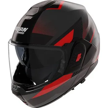 Motodoplněk NOLAN přilba N120-1 Ciclone matt lava grey/black/red - 2XL