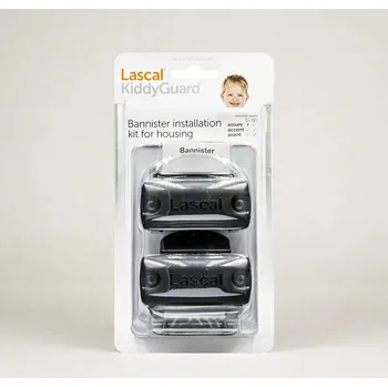 Dětsný nábytek Lascal LASCAL KiddyGuard® Sada úchytů k zábradlí - pouzdro k Avant / Accent Black