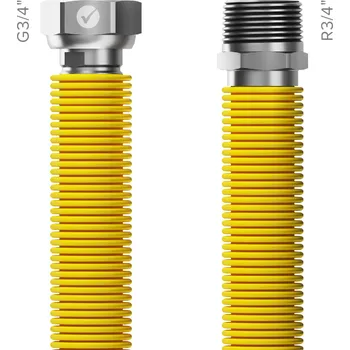 Zahradní hadice MERABELL Gas Flexi Hadice R3/4"-G3/4" 30-60cm - 1ks žlutá M0043 extended_warranty