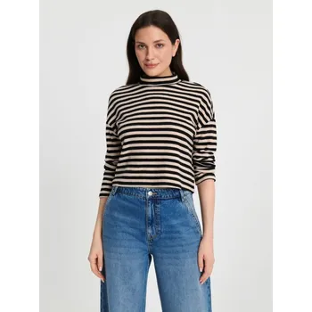 Dámská halenka Sinsay - Halenka se stojáčkem - černá - 7329Z-99X - 7329Z-99X-XL-1