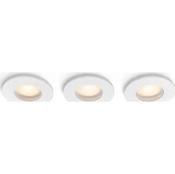 Osvětlení Philips Adore Hue, 3x 4,2W + 3x GU10, White Ambiance (3 ks) (929004611501) bílé