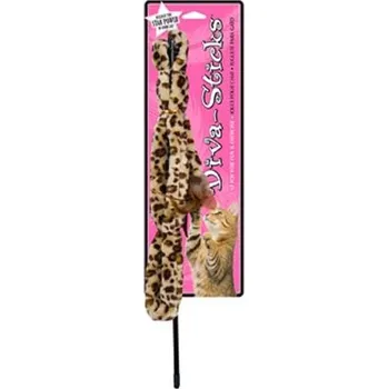 Hračka pro kočku PENN PLAX DIVA STICK umělá kožešina - leopard