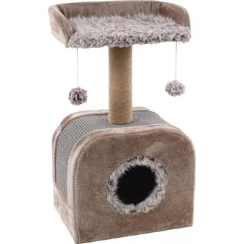 Flamingo škrabací strom Oscar Taupe