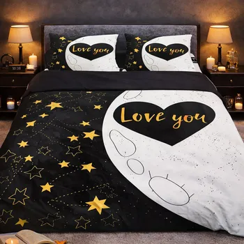 Povlečení 2-dílné ložní povlečení - Love you.