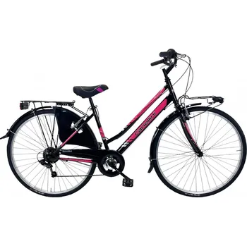 CANELLINI Dámské městské kolo Canellini MOVING 28" M RŮŽOVÁ|ČERNÁ 2025