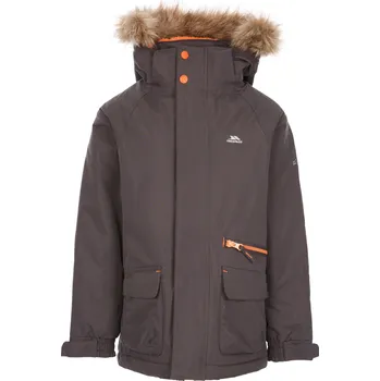 Chlapecká bunda TRESPASS Dětská vyhřívaná bunda s kapucí ŠEDÁ