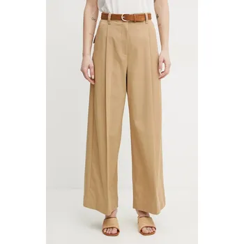 Dámská móda Bavlněné kalhoty Weekend Max Mara 2515131121600 béžová 80X, vel. 40