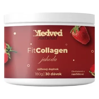 Kloubní výživa Medveď Medvěd natural FIT Collagen jahoda 180g