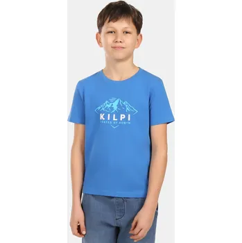 Chlapecké oblečení Chlapecké bavlněné tričko Kilpi ALBION-JB modrá 146
