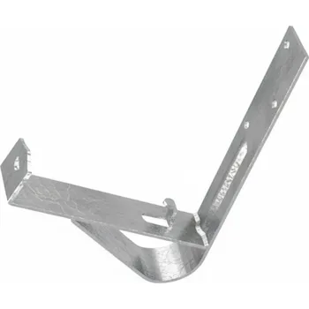 Střecha PRODOMOS line Držák protisněhové zábrany 155 mm TYP "U" pro ploché střechy pozink