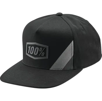 Čepice 100% kšiltovka CORNESTONE Snapback černá/šedá