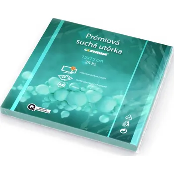 Utěrka CLENIUM Mikroaktivní suché utěrky 15 x 15 cm -25 ks