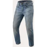 REVIT kalhoty jeans DETROIT 3 TF Short medium blue vintage - 33