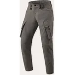 REVIT kalhoty jeans CARGO TRISTAN TF Short black olive - 33
