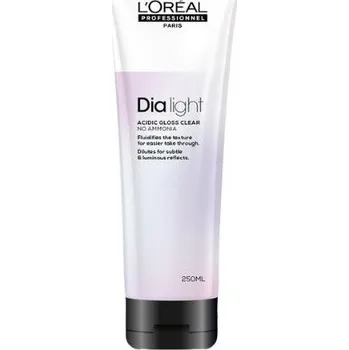 Barva na vlasy L'Oréal Professionnel Dia Light Acidic Gloss Clear čirá, bezbarvá barva na vlasy 250 ml, čirá