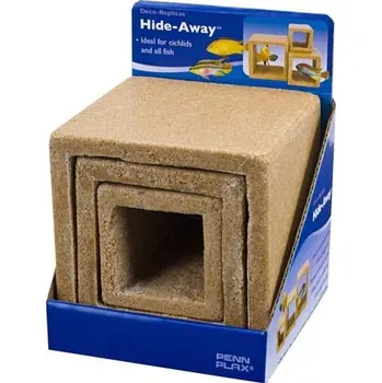 Dekorace do akvária PENN PLAX Žulové kostky 3ks 10x6cm+10x8cm+10x10,2cm