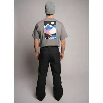 Pánské tričko Husky Pánské bavlněné triko Tee Panorama M XXL, grey