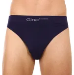 Pánské slipy Gino bambusové modré (50003)