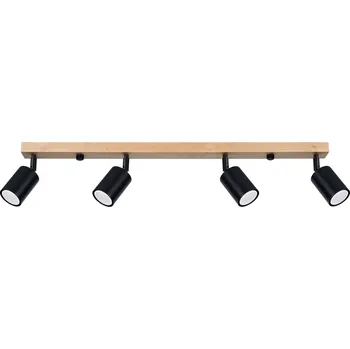 Sollux Lighting Stropní svítidlo VERDO 4 černé
