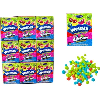 Bonbon Trebor Sweets Weirds Rainbow Mixed Fruits Ovocné žvýkací bonbóny 45g