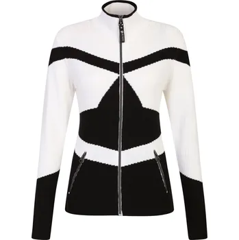 Dámský svetr DARE 2B Dámský svetr Rocker XS BÍLÁ|VÍCEBAREVNÁ|ČERNÁ