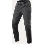 REVIT kalhoty jeans DETROIT 3 TF Long dark black stone - 32