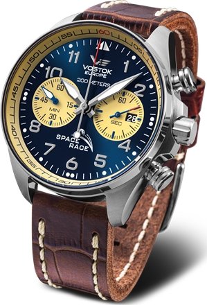 Hodinky Vostok Europe Space Race chrono line 6S21/325A667 + Dárek zdarma