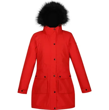 REGATTA Dámská vyhřívaná nepromokavá bunda S VÍNOVÁ|ČERVENÁ