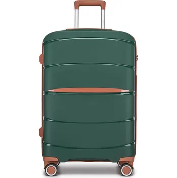 Moderní cestovní kufr Kono - PP - zelený - 61 L