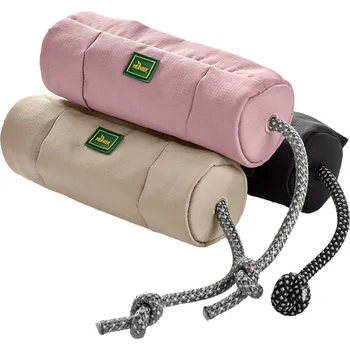 tréninková pomůcka pro psa Hunter tréninkový Dummy s provazem starorůžová