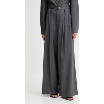 Dámské kalhoty Kalhoty s příměsí vlny ISABELLE BLANCHE IS25FW.P036.T002 šedá 90X, vel. M