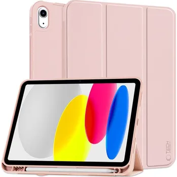 Pouzdro na mobilní telefon Pouzdro TECH-PROTECT SC Pen pro Apple iPad 10.9" (10. gen) / 11" - růžové