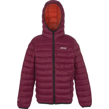 Chlapecká bunda Dětská bunda Regatta Junior Hooded Marizion Dětská velikost: 110-116 / Barva: červená/bílá