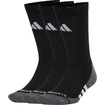 Pánské ponožky ADIDAS Ponožky Performance Grip CLIMACOOL Cushioned Crew – 3 páry 43/45 BÍLÁ|ČERNÁ|ŠEDÁ