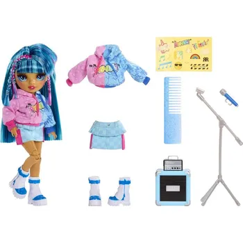 Panenka Rainbow High Junior Fashion panenka v rockové kapele - Skyler