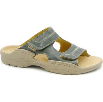 Pánská obuv MEDISTYLE zdravotní pánská pantofel MICHAL Barva: Šedá, Velikost EU: 42