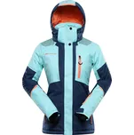 Alpine Pro DEARA MODRÁ DÁMSKÁ LYŽAŘSKÁ BUNDA S MEMBRÁNOU PTX SNOW XS